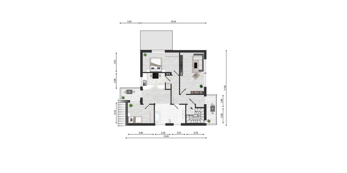 Etagenwohnung Gronau - 3 Zimmer, 90 m&sup2;, 209.000&euro; | Angebot:25742304