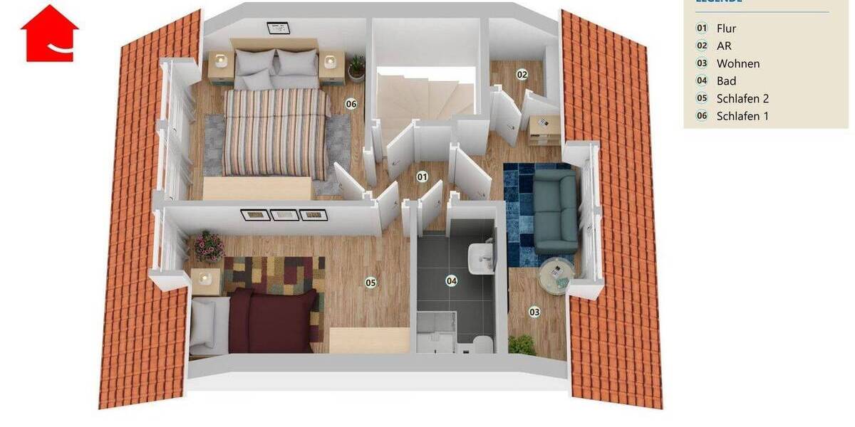 Reihenendhaus Emsdetten - 7 Zimmer, 140 m&sup2;, 305.000&euro; | Angebot:26859200
