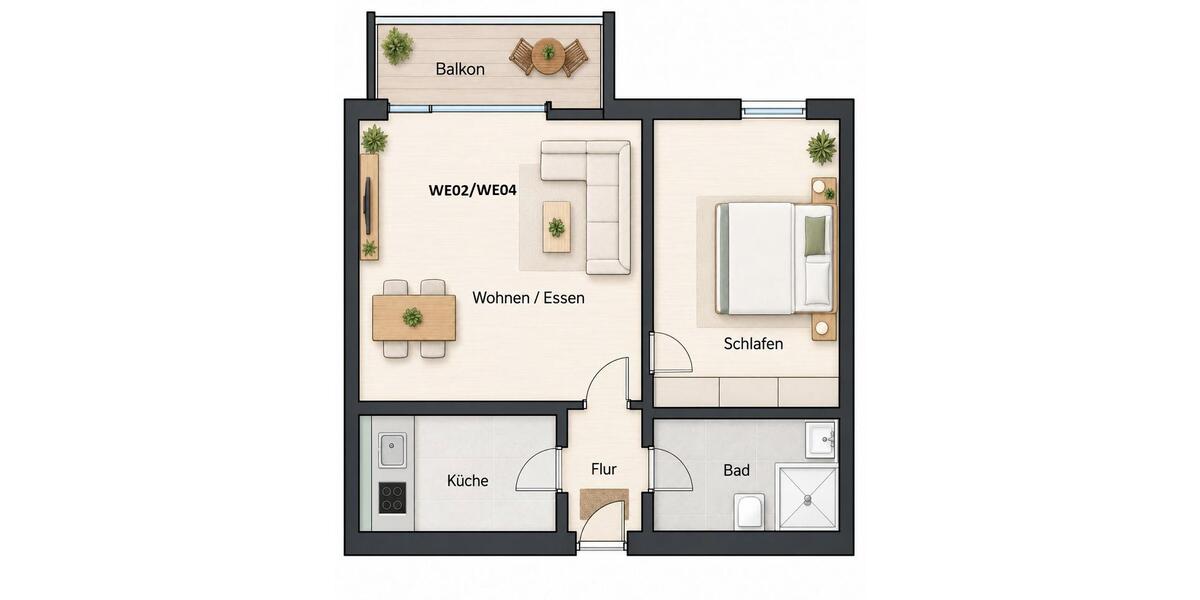 Etagenwohnung Steinfurt - 3 Zimmer, 88 m&sup2;, 1.150&euro; | Angebot:27621907