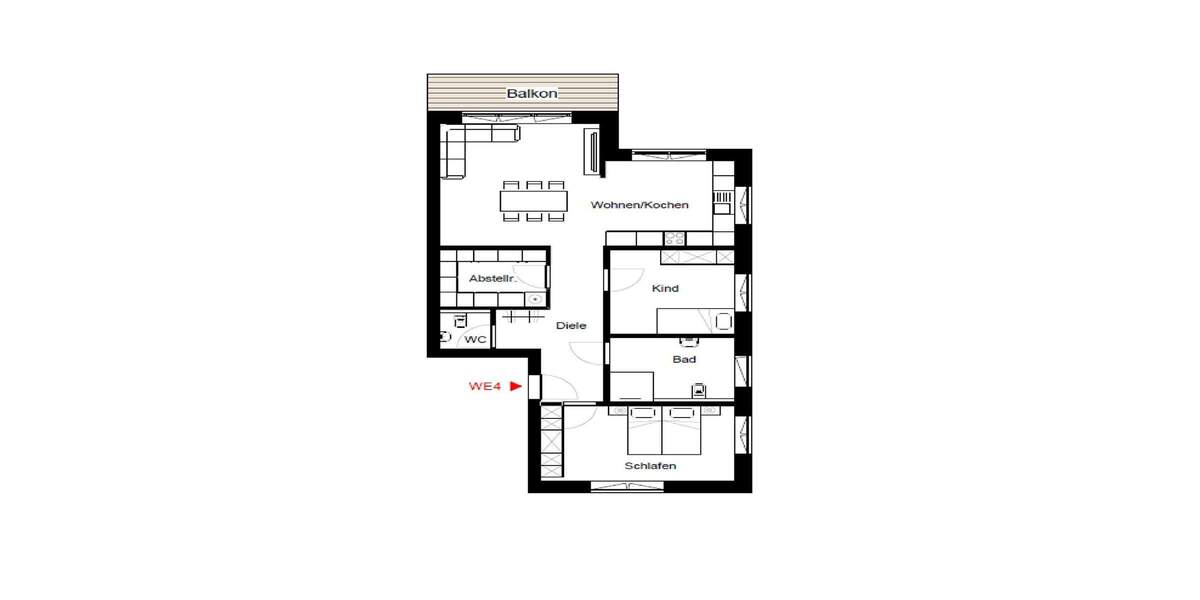 Mehrfamilienhaus, Wohnhaus Steinfurt Burgsteinfurt - 3 Zimmer, 91 m&sup2;, 369.500&euro; | Angebot:25688676