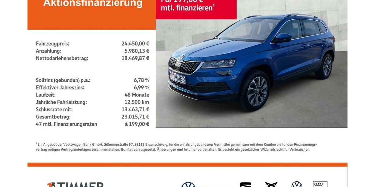 Skoda Karoq 70.347 km 24.450 &euro; Rheine 48432