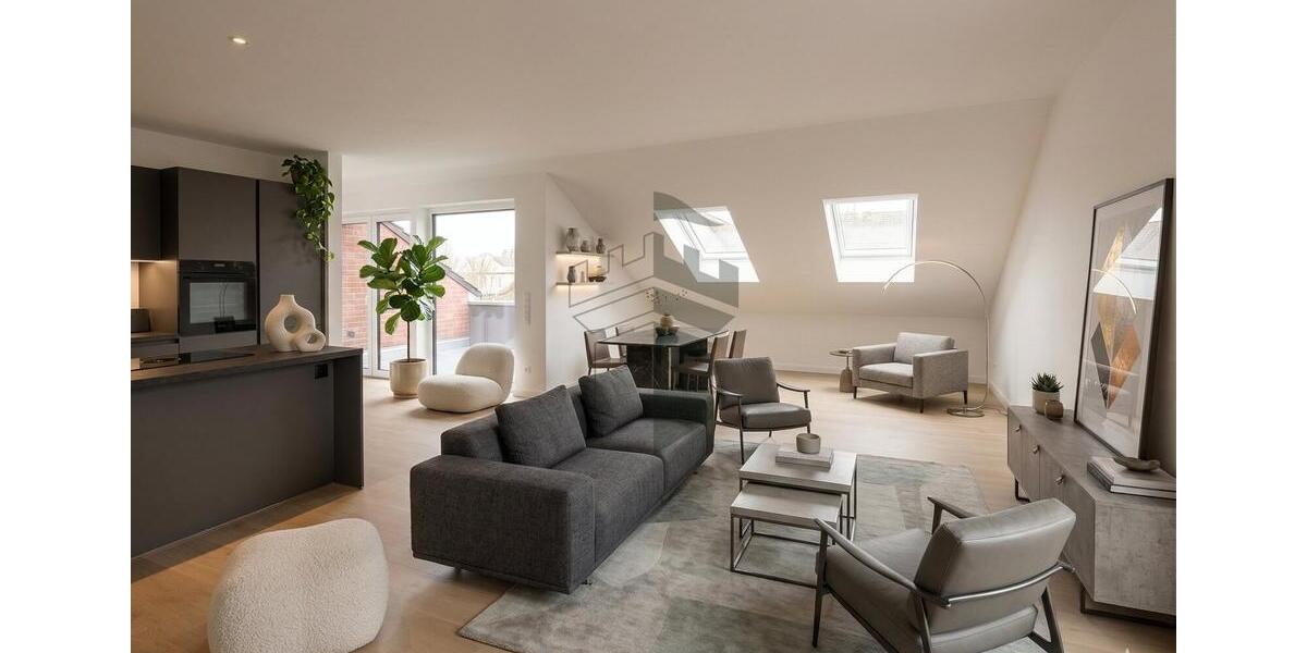 Dachgeschoßwohnung Lingen (Ems) Damaschke - 2.5 Zimmer, 88 m&sup2;, 1.094&euro; | Angebot:26069318