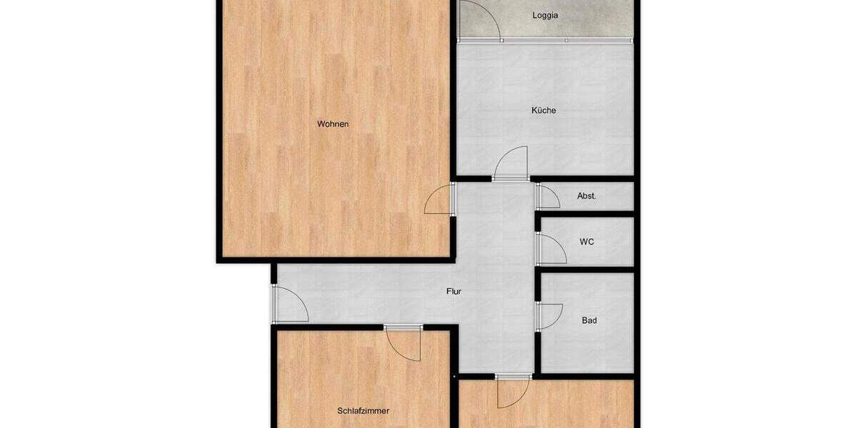 Etagenwohnung Bad Bentheim - 3 Zimmer, 92 m&sup2;, 249.000&euro; | Angebot:25683598