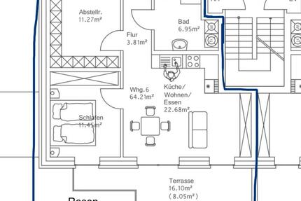 Wohnung Steinfurt - 2 Zimmer, 64 m&sup2;, 929&euro; | Angebot:27604815