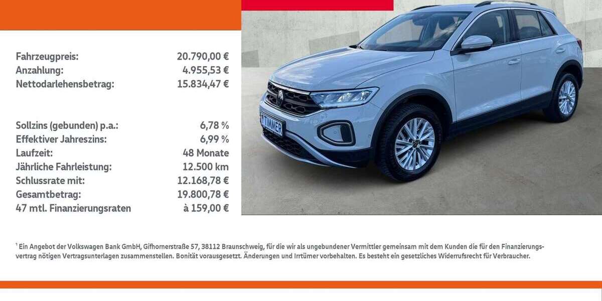 VW T-Roc 29.127 km 20.790 &euro; Rheine 48432