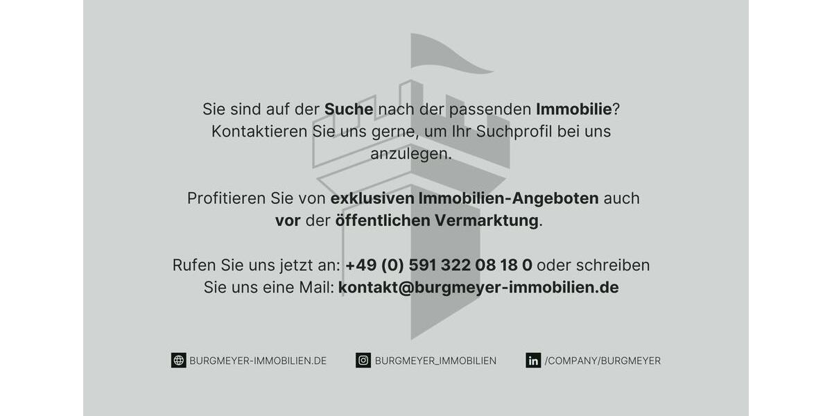 Etagenwohnung Lingen (Ems) Damaschke - 2.5 Zimmer, 77 m&sup2;, 960&euro; | Angebot:26209784