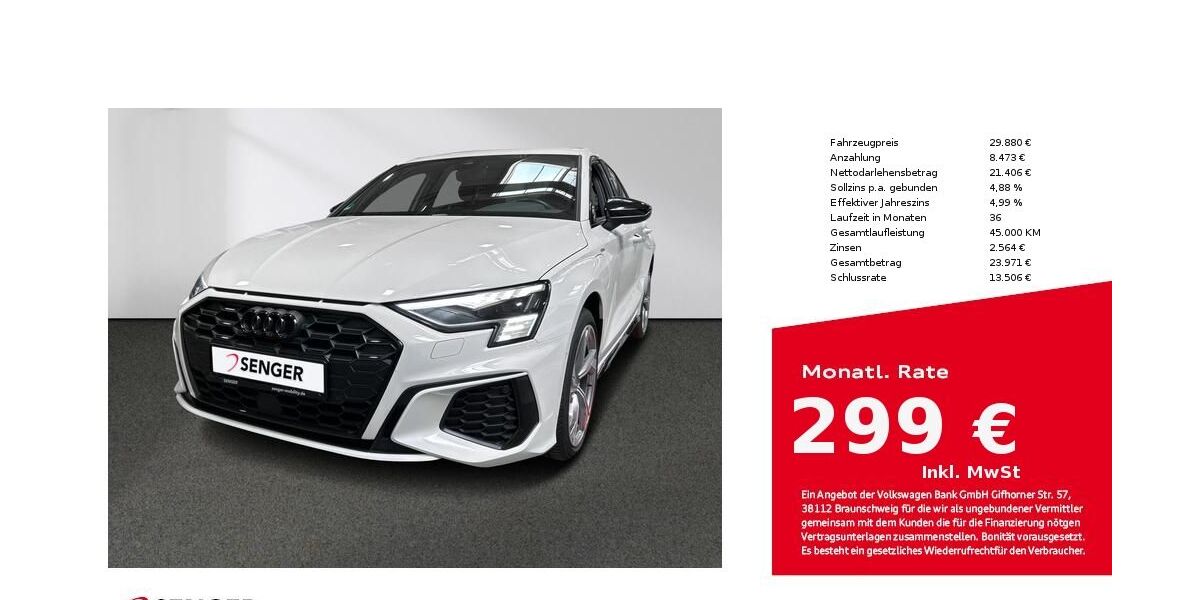 Audi A3 55.717 km 28.980 &euro; Lingen 49809