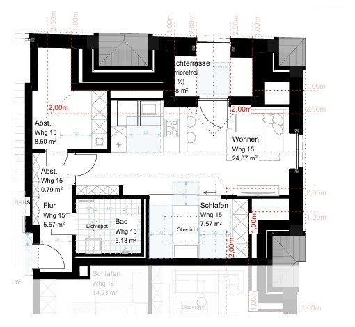 Dachgeschoßwohnung Emsbüren - 2 Zimmer, 56 m&sup2;, 650&euro; | Angebot:26001560