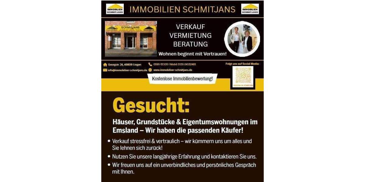 Gewerbeobjekt Lingen (Ems) Laxten - 1 Zimmer, 749.000&euro; | Angebot:26388765