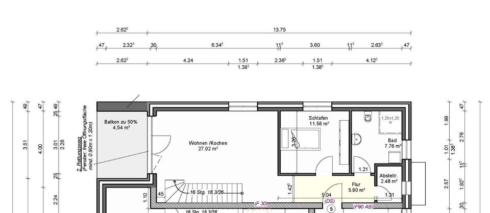 Maisonettenwohnung Rheine Gellendorf - 3 Zimmer, 94 m&sup2;, 1.059&euro; | Angebot:26502737