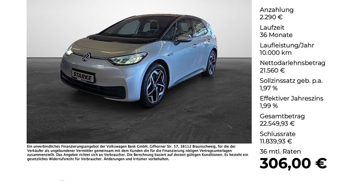 VW ID.3 55.748 km 23.850 &euro; Lengerich 49525
