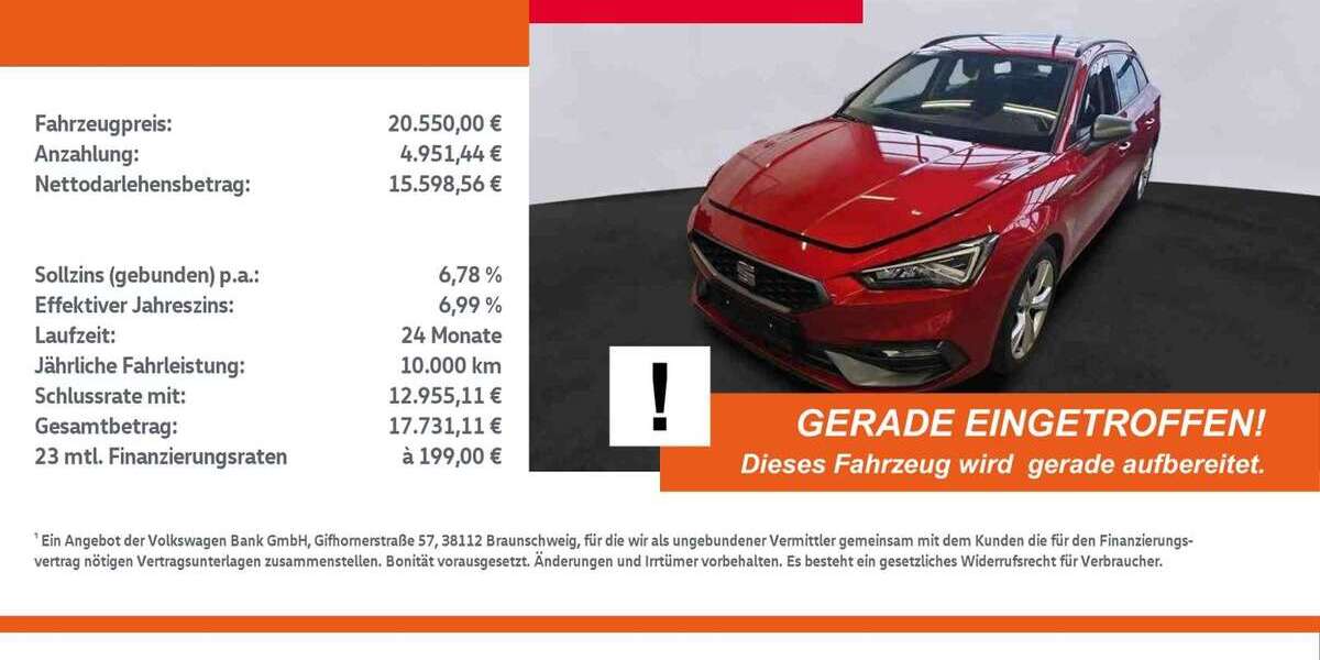 Seat Leon 71.281 km 20.550 &euro; Gronau 48599