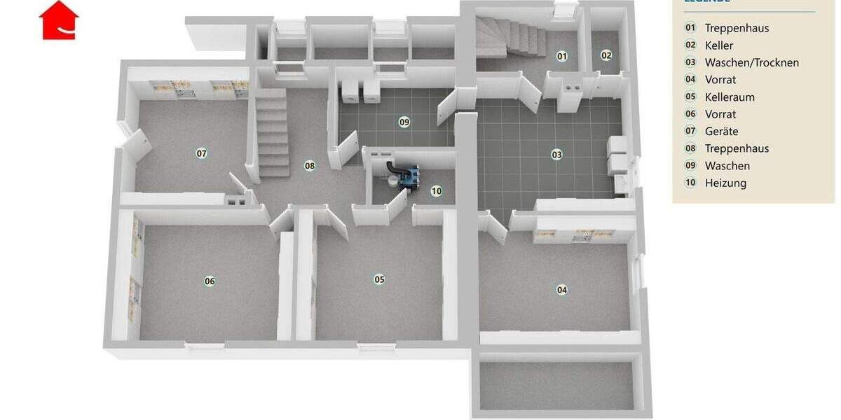 Einfamilienhaus Ibbenbüren Dickenberg - 9 Zimmer, 231 m&sup2;, 545.000&euro; | Angebot:25732492