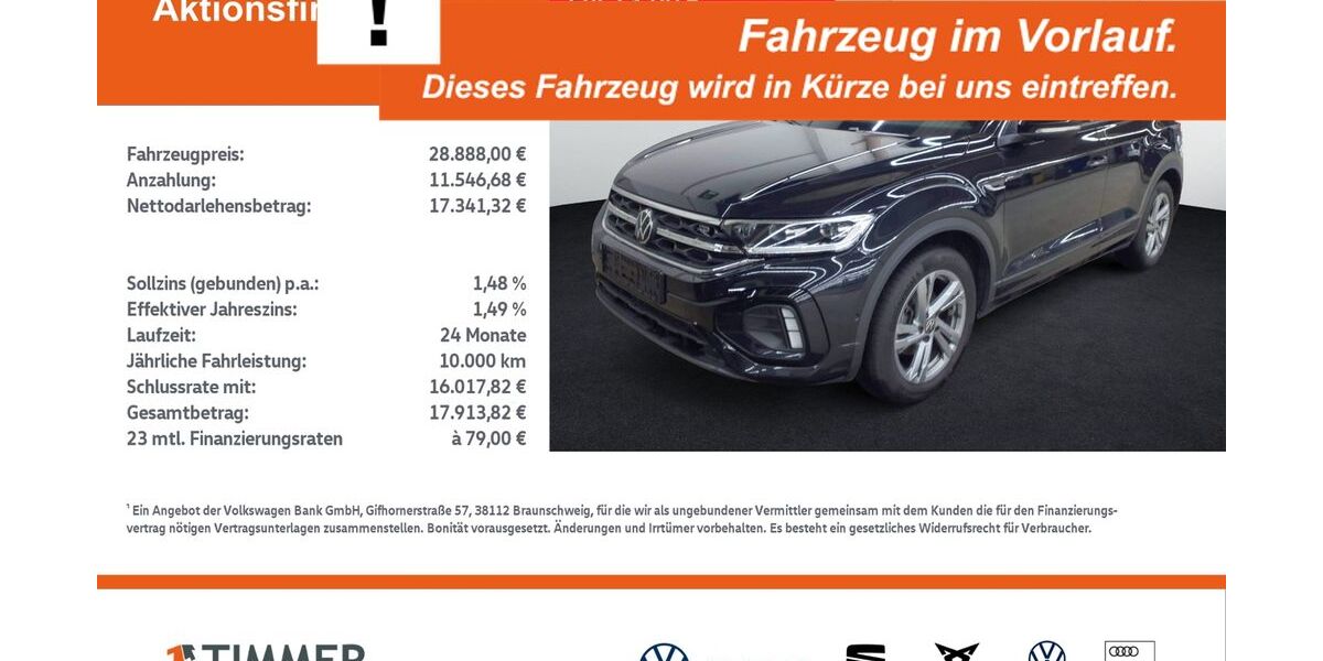 VW T-Roc 24.885 km 28.888 &euro; Rheine 48432