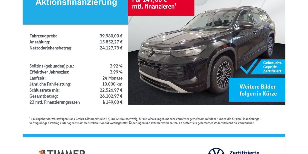 VW Tayron 26.234 km 39.980 &euro; Lingen 49808