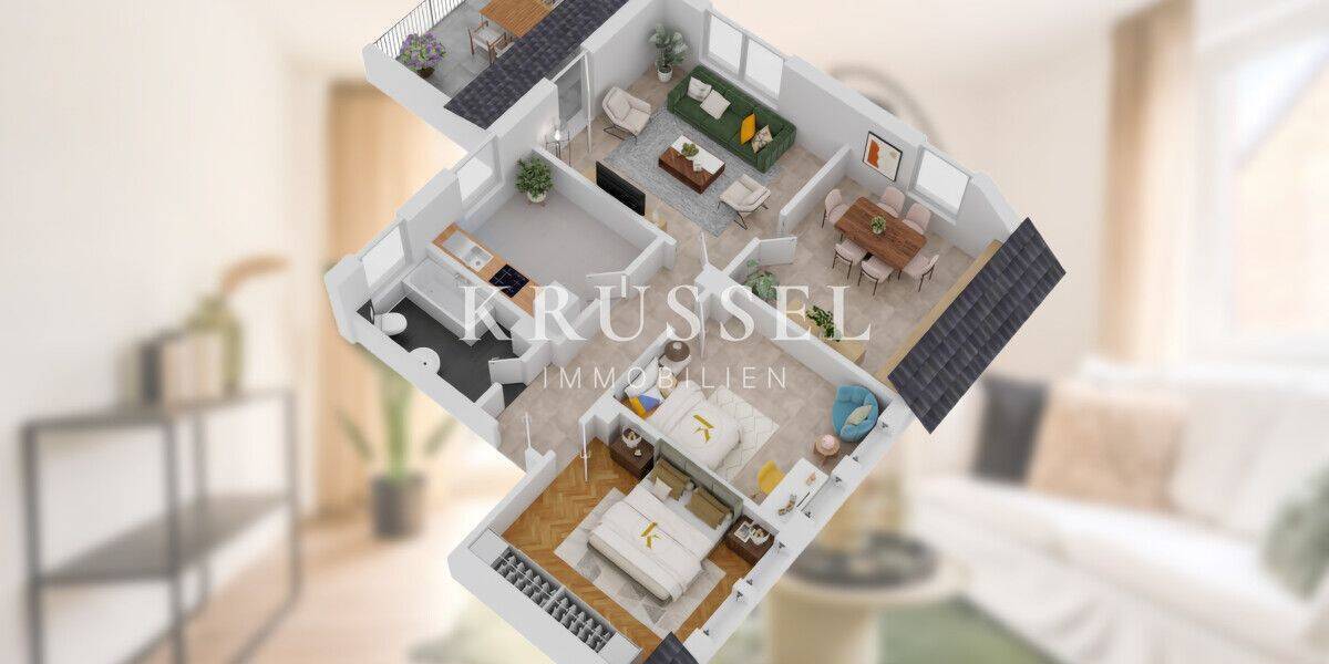 Etagenwohnung Lingen - 4 Zimmer, 87 m&sup2;, 199.000&euro; | Angebot:26862715