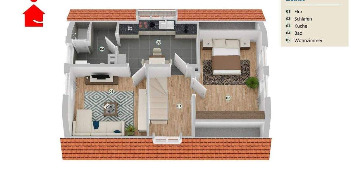 Einfamilienhaus Hörstel - 4 Zimmer, 117 m&sup2;, 232.000&euro; | Angebot:25679732