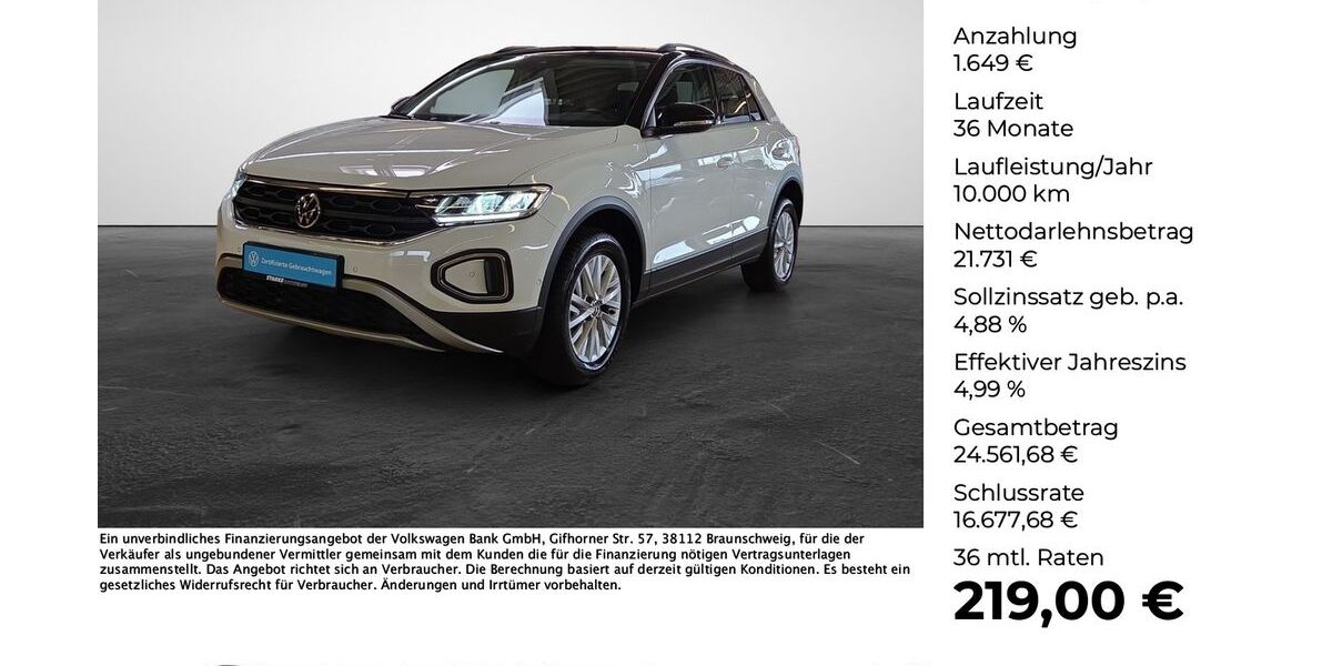 VW T-Roc 12.899 km 23.150 &euro; Ibbenbüren 49477