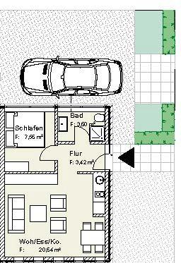 Erdgeschoßwohnung Rheine Altenrheine - 2 Zimmer, 35 m&sup2;, 750&euro; | Angebot:26478149