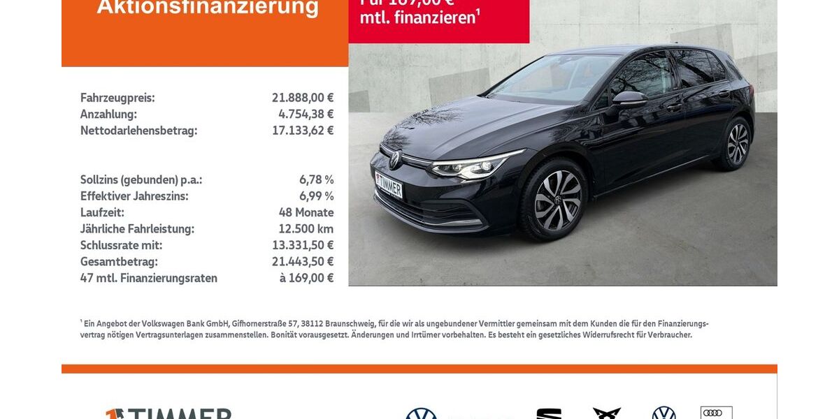 VW Golf 59.999 km 21.888 &euro; Rheine 48432