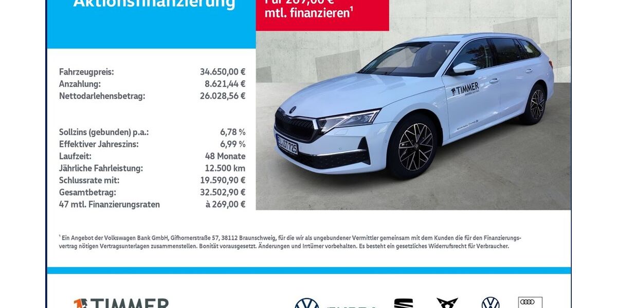 Skoda Octavia 23.999 km 34.590 &euro; Lingen 49808