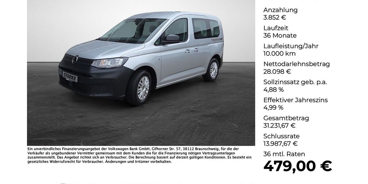 VW Caddy 51.077 km 27.980 &euro; Ibbenbüren 49477