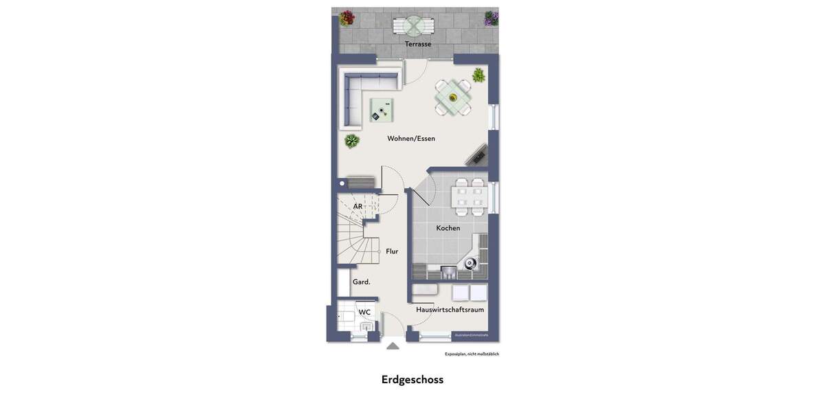 Doppelhaushälfte Hörstel Riesenbeck - 5 Zimmer, 123 m&sup2;, 349.000&euro; | Angebot:25688693
