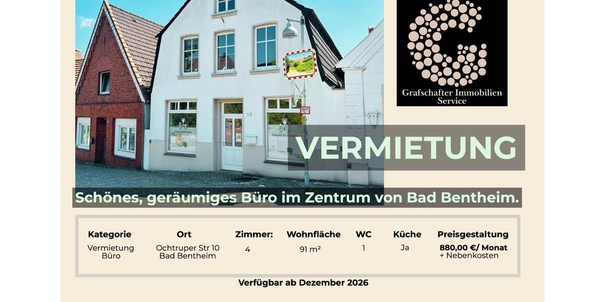 Gewerbeobjekt Bad Bentheim - 880&euro; | Angebot:26689054
