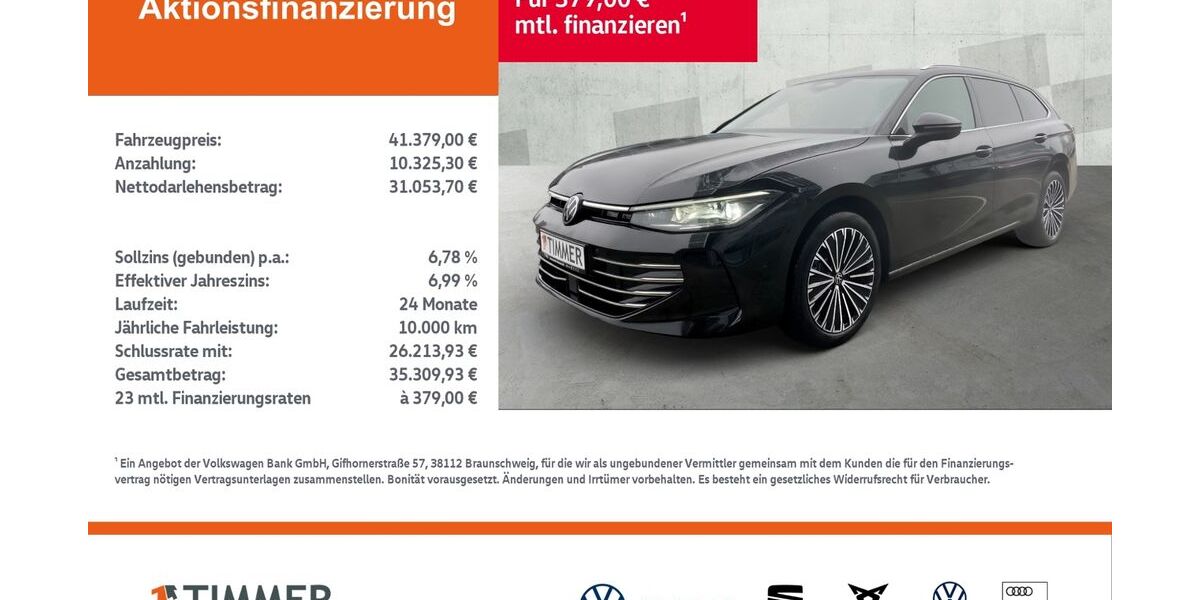 VW Passat 14.999 km 41.379 &euro; Gronau 48599