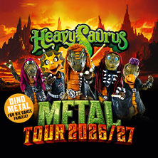 Heavysaurus - Metal Tour 2026 27.11.2026 Stadthalle Rheine