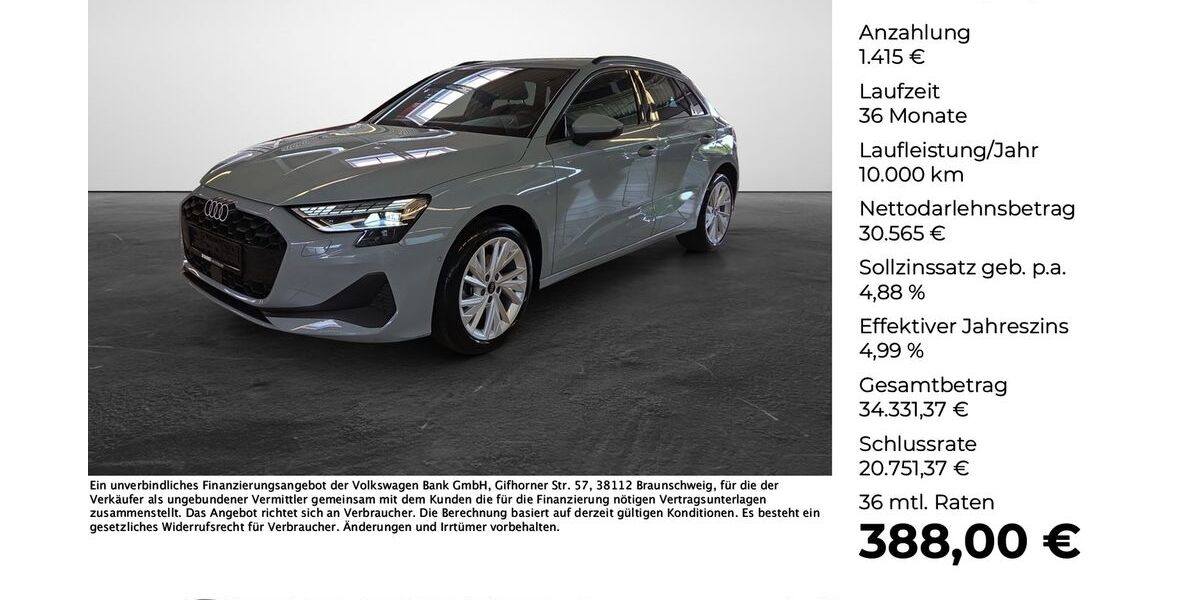 Audi A3 3.264 km 31.350 &euro; Ibbenbüren 49477