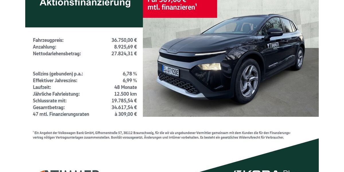 Skoda Elroq 4.999 km 36.750 &euro; Lingen 49808