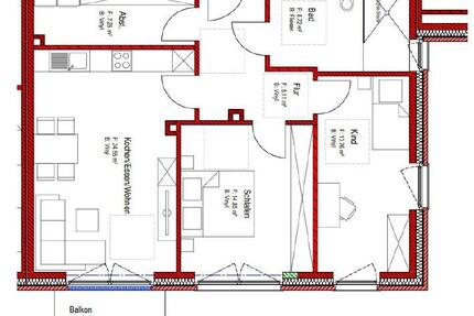 Wohnung Emsbüren - 3 Zimmer, 79 m&sup2;, 970&euro; | Angebot:27580292