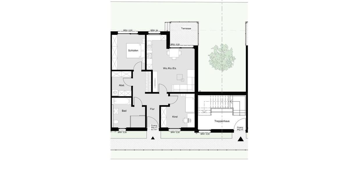 Etagenwohnung Hörstel - 3 Zimmer, 512&euro; | Angebot:23215134