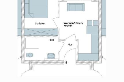 Wohnung Emsdetten - 1 Zimmer, 35 m&sup2;, 500&euro; | Angebot:26593583