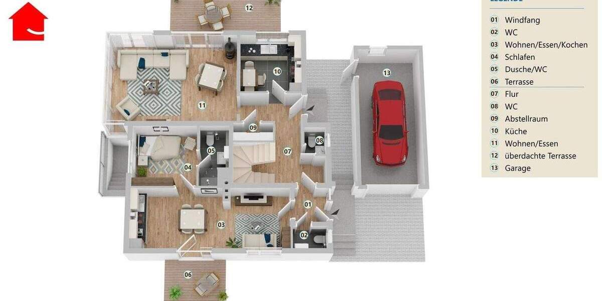 Einfamilienhaus Ibbenbüren Dickenberg - 7 Zimmer, 161 m&sup2;, 349.000&euro; | Angebot:25671858