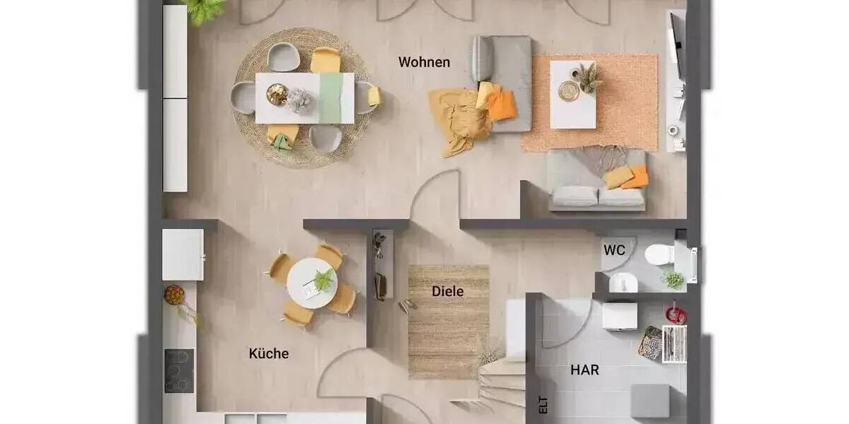 Einfamilienhaus Altenberge - 4 Zimmer, 130 m&sup2;, 274.250&euro; | Angebot:25674154