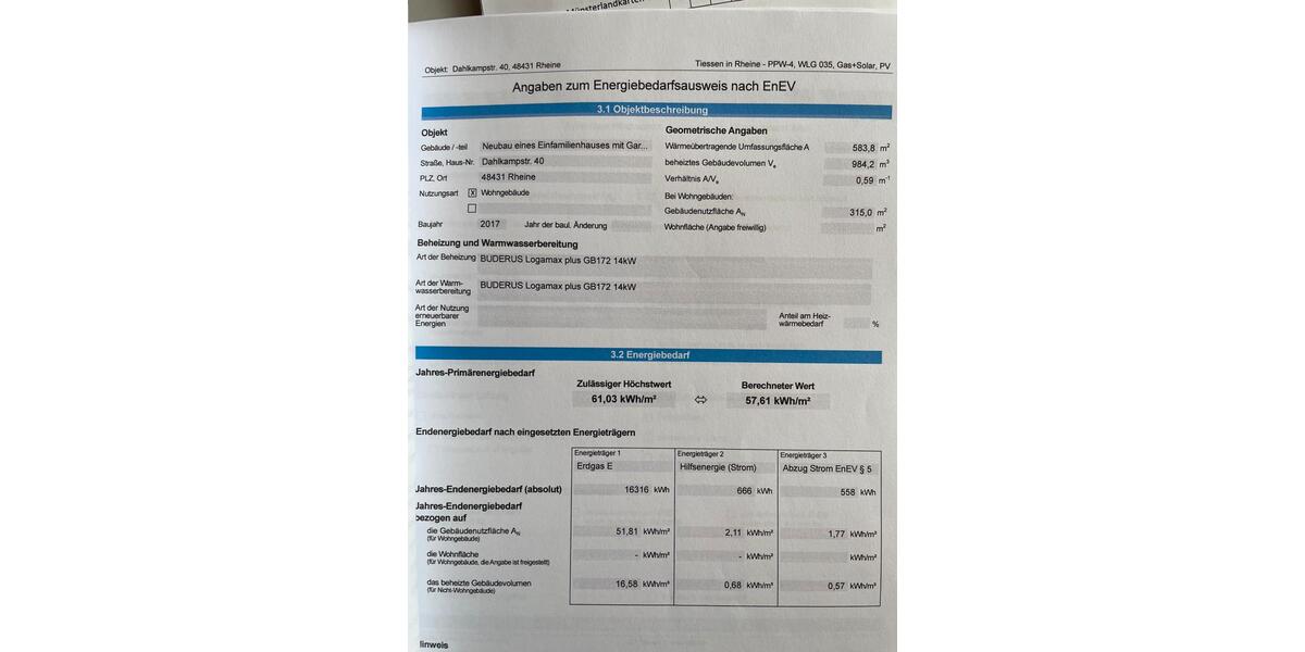 Einfamilienhaus Rheine Gellendorf - 7 Zimmer, 220 m&sup2;, 669.000&euro; | Angebot:27072789