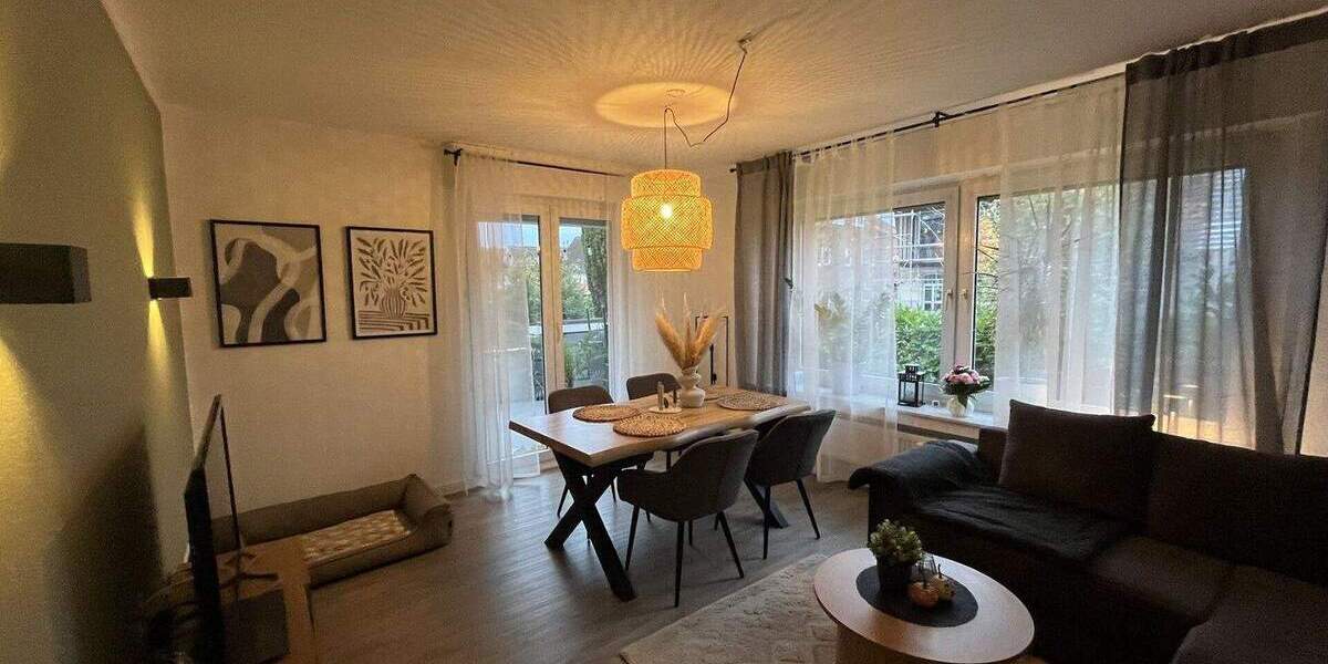 Etagenwohnung Ibbenbüren Stadt - 2 Zimmer, 61 m&sup2;, 615&euro; | Angebot:25797447