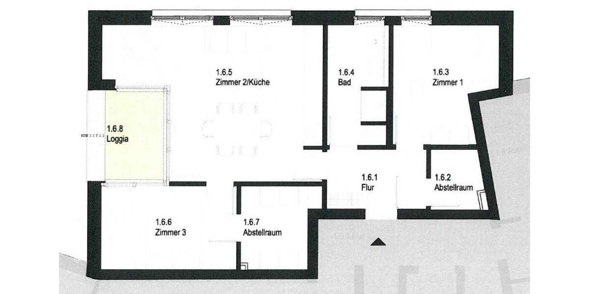 Etagenwohnung Lingen (Ems) - 3 Zimmer, 75 m&sup2;, 820&euro; | Angebot:25809747