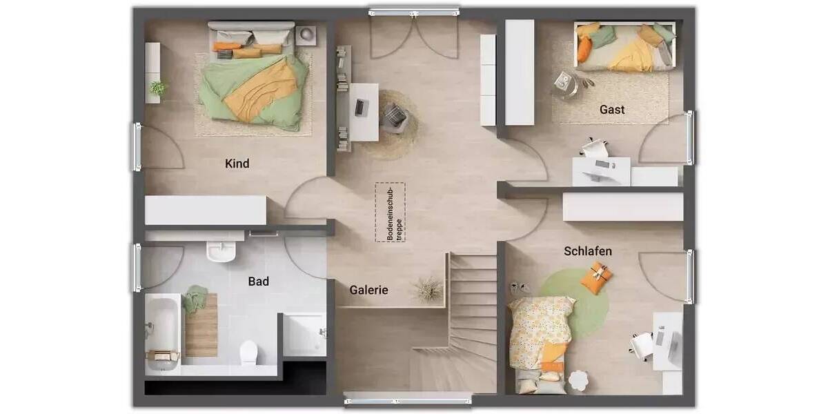 Einfamilienhaus Altenberge - 4 Zimmer, 142 m&sup2;, 299.890&euro; | Angebot:25663375