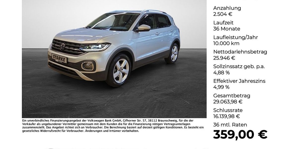 VW T-Cross 32.899 km 26.450 &euro; Ibbenbüren 49477
