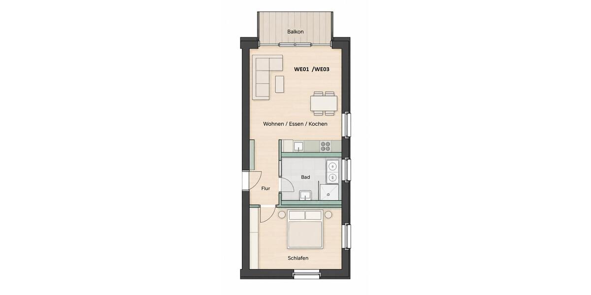Etagenwohnung Steinfurt - 3 Zimmer, 88 m&sup2;, 1.150&euro; | Angebot:27621907