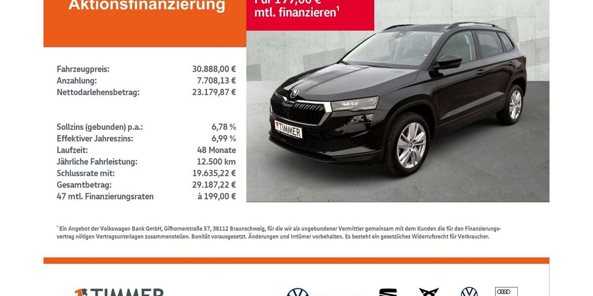Skoda Karoq 25.634 km 29.749 &euro; Gronau 48599