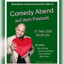 Comedy Abend auf dem Festzelt 13.05.2026 Wilmsberger Piggenplatz