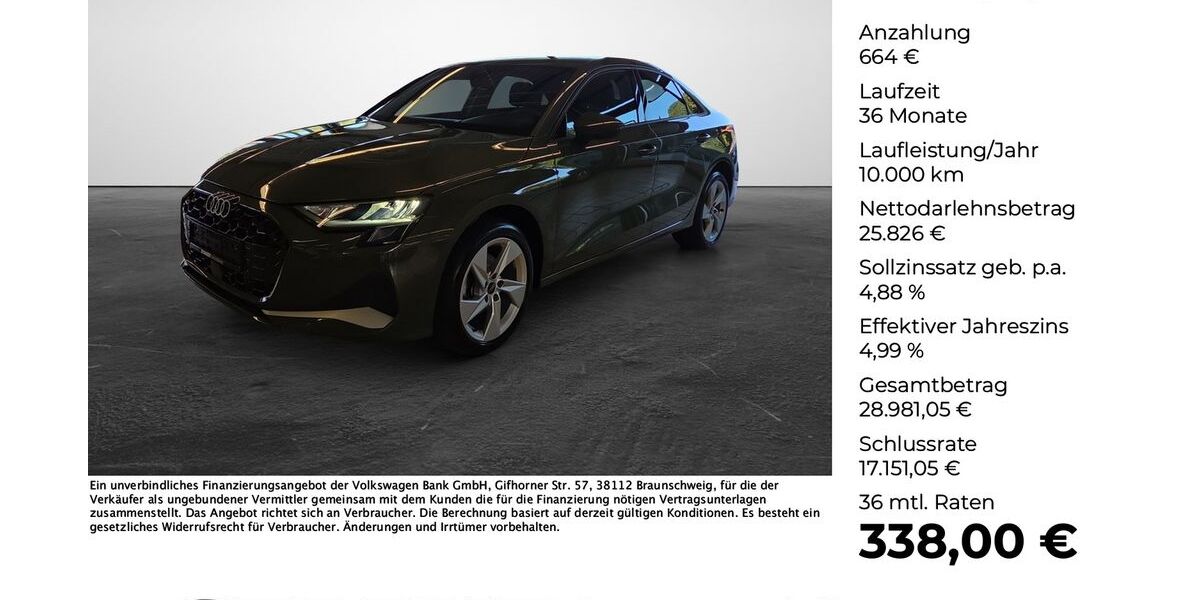 Audi A3 6.266 km 26.490 &euro; Ibbenbüren 49477