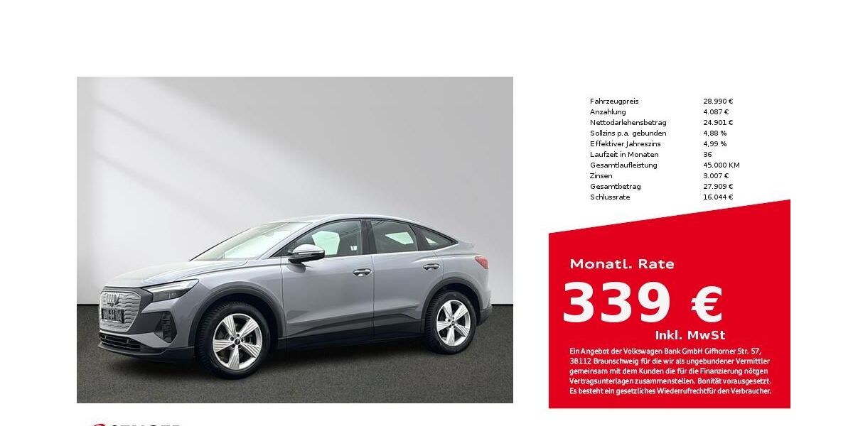 Audi Q4 e-tron 23.175 km 28.990 &euro; Lingen 49809