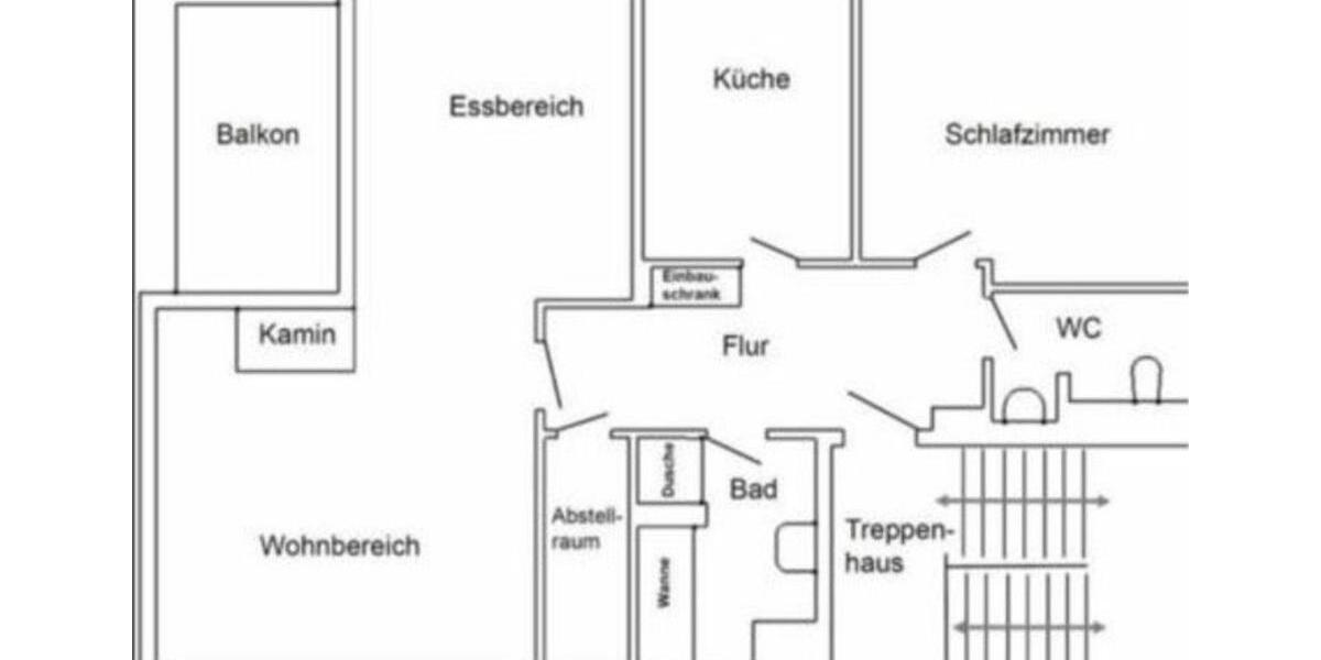 Dachgeschoßwohnung Rheine Altenrheine - 2.5 Zimmer, 81 m&sup2;, 900&euro; | Angebot:26629594