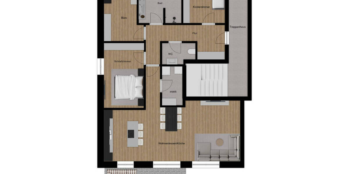 Etagenwohnung Bad Bentheim / Gildehaus Gildehaus - 4 Zimmer, 112 m&sup2;, 393.000&euro; | Angebot:25818908