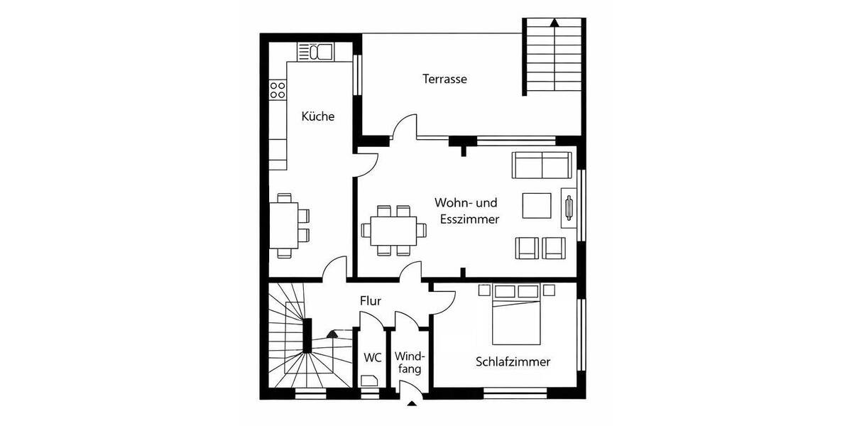 Einfamilienhaus Schöppingen / Eggerode Eggerode - 5 Zimmer, 115 m&sup2;, 234.000&euro; | Angebot:25957376